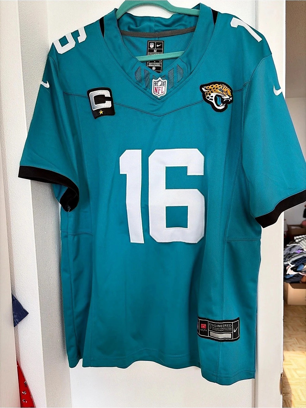 Jacksonville Jaguars Trevor Lawrence Nike Game Jersey Blue Medium